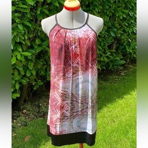 Red, Black, & White Summer Aesthetic Mini Dress